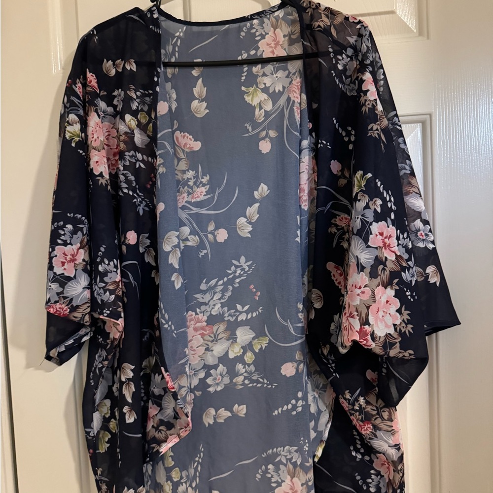 Floral Sheer Kimono